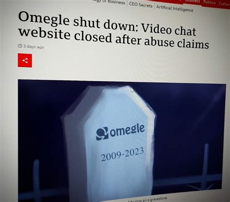 oleglz|Omegle shut down: Video chat website closed after abuse claims。